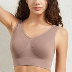 Women's Seamless Push-Up Bra Sports Bralette Non-wire Crop Top Solid Sexy Lingerie No-Pads Breathable Plus Size Tank Bra S-5XL - Matrix Studios