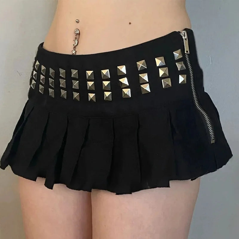 Cute and Sweet Millennium Spicy Girl Mini Skirt Elegant Retro Fashion Harajuku Skirt Subcultural Fashion Women's Slimming Skirt - Matrix-studios.com