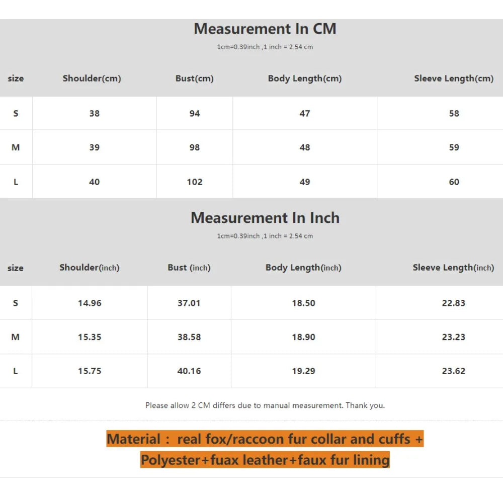 Reality Fur Jacket Winter Real Fur Cuffs Clothes Women Short Faux Leather Fake Fur Inner Jacket Female Thick Warm Fox Fur Coat - Matrix Studios
