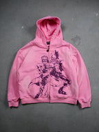 Y2k Stands Hiphop Jojo Bizarre Adventure Hoodies Harajuku Oversized Mens Womens Zipper Hoodie Hip Hop Couple Street Sweatshirt - Matrix Studios