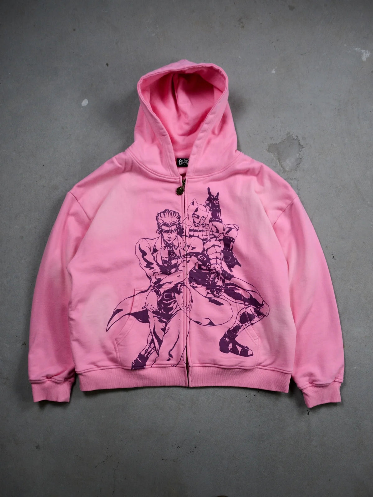 Y2k Stands Hiphop Jojo Bizarre Adventure Hoodies Harajuku Oversized Mens Womens Zipper Hoodie Hip Hop Couple Street Sweatshirt - Matrix Studios