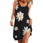 Ethnic Style Women's Slip Dress Bohemain Beach Skirt Summer Woman Casual Clothing Daily Wear Loose Dresses Lady Cool Holiday Top - Matrix-studios.com