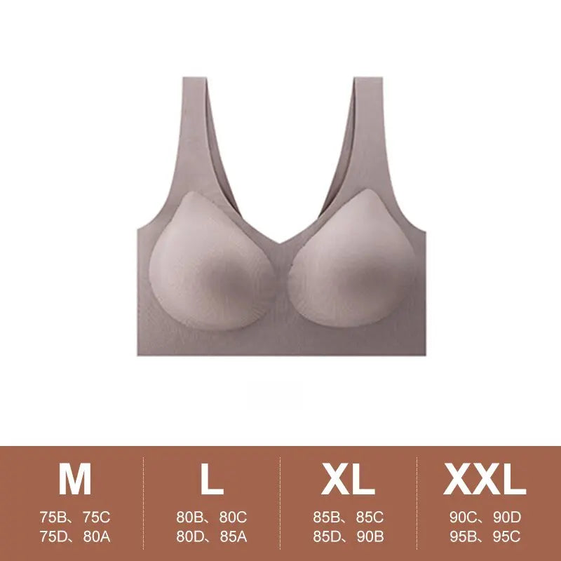 Seamless Women Push Up Bra Sleeping Yoga Sports Underwear Ultra Thin Sexy Lingerie - Matrix Studios