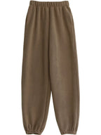 CHIC VEN Women's Pant Loose Casual New High Waist Fleece Pant Thick Plush Warm Female Sports Trousers Autumn Winter 2023 - Matrix-studios.com