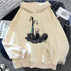 Hollow Knight Hoodies Men Korea Ulzzang Grunge Y2k Aesthetic Fmale Autumn and Winter Pullover Hoddies Graphic Streetwear - Matrix Studios