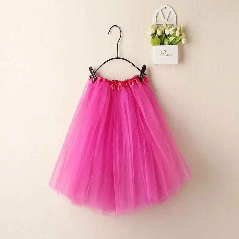 Women Summer Vintage Tulle Skirt Adult Fancy Ballet Dancewear Party Costume Ball Gown Mini Skirt - Matrix-studios.com