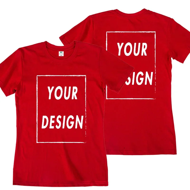 UE Size Custom Team T-shirt for Women, Add Your Own Design in Front and Back, Print and Text, High-quality T-shirt for Men - Matrix-studios.com
