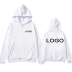 Customized Printed Men Women Zipper Up Hoodie Loose Casual Clothing Fashion Long Sleeve Hooded Pullover Personality Sweatshirts - Matrix Studios