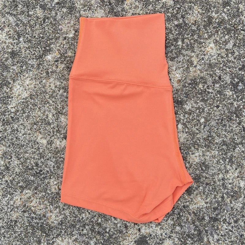 Sexy Solid Color Women Fitness Sport Short High Waist Athletic Yoga Short Leg Cycling Comprehensive Training Jogging Squat Proof - Matrix Studios