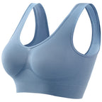 Women's Seamless Push-Up Bra Sports Bralette Non-wire Crop Top Solid Sexy Lingerie No-Pads Breathable Plus Size Tank Bra S-5XL - Matrix Studios