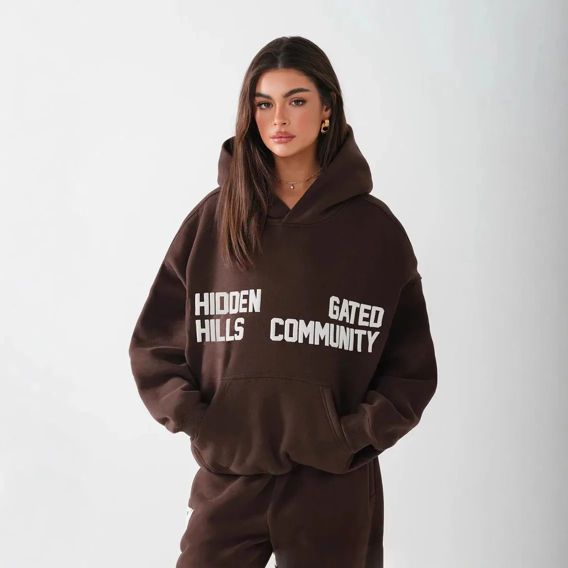 2025 Spring and Autumn Trendy Brand Fashion Printed Hoodie Set with Long Sleeve Hoodie for Men and Women, Casual Versatile Coat - Matrix Studios