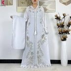 2026New Dubai Muslim Women Modest Dress Diamond Chiffon Elegant Arabic Femme Hijab African Abaya Islamic Long Sleeve Turkey Robe - Matrix-studios.com