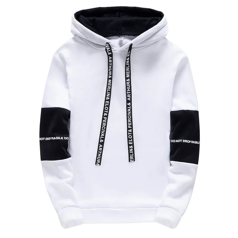 Men's Hoodies Long Sleeve Casual Printing With Letter Sweatshirts New Spring Hip Hop Pullover Sports Top Male Hooded Sweatshirts - Matrix Studios
