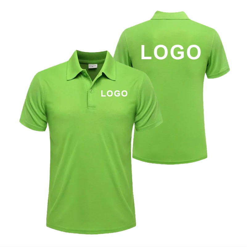 Customized Logo Breathable Polo Shirt Casual Company Group Clothing Lapel Short Sleeve Polo Shirts Work Clothes Print Embroidery - Matrix-studios.com