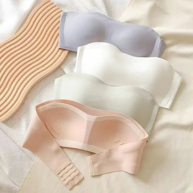 Sexy Seamless Tube Top Bra Invisible strapless Bras Women Underwear thin Non slip Push up Bralette Wireless Female Lingerie - Matrix Studios