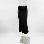 Ticketsx Sexy Lace Dress Set Women Fashion V-Neck See-Through Patchwork Pleated Slim Skirts Set Elegant Party Evening Dress Set - Matrix-studios.com