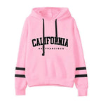 California Womens Tracksuit Casual Stripe Versatile Hooded Sweatshirt or Pants or Suit Simplicity Hot Sales Street Outfits S-3XL - Matrix-studios.com