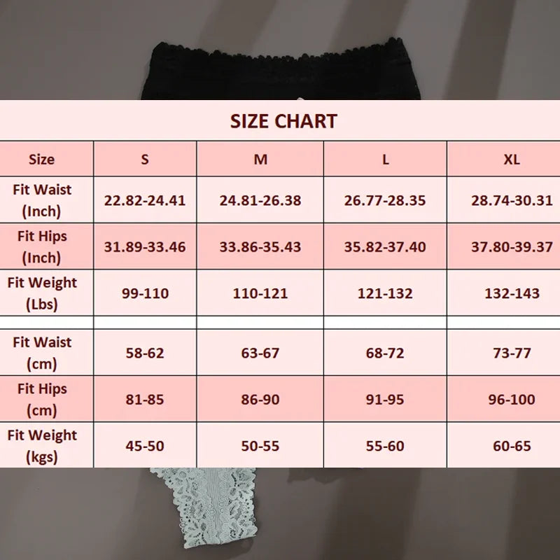 3Pcs/set Women Cotton Lace Panties Floral Intimate Underwear Trendy Patchwork Lace Briefs Female Soft Underpants Lingerie S-XL - Matrix Studios