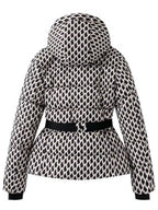 2026 Women's Winter Hooded Padded Sport Parkas Pants 2 PCS Set Belt Female Elegant Warm Windproof Skiing Coats Jackets Trousers - Matrix-studios.com