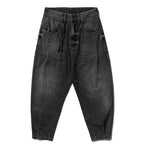 American Vintage High Quality Denim Cargo Pants Men Clothing Streetwear Loose Skate Jeans Harajuku Casual Harem Trousers Male - Matrix Studios