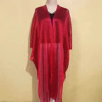 Gold Crochet Cover Up Women Sun Protective Beach Shirt Sheer Mesh Tunic with Shiny Tassel Trim Resort Wear Swimwear Cover Ups - Matrix Studios