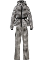 2026 Women's Winter Hooded Padded Sport Parkas Pants 2 PCS Set Belt Female Elegant Warm Windproof Skiing Coats Jackets Trousers - Matrix-studios.com