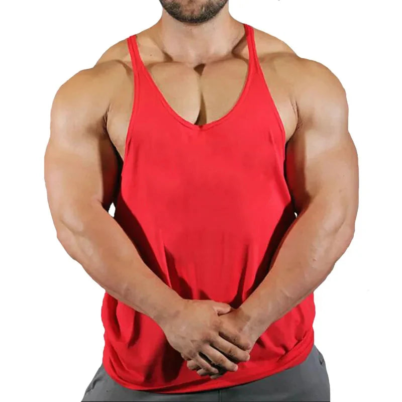 Top Gyms Men's Clothes Tank Vest Gym Shirt Undershirt Man Sportswear Bodybuilding Workout Vests Muscle Clothing Brand Fitness - Matrix Studios