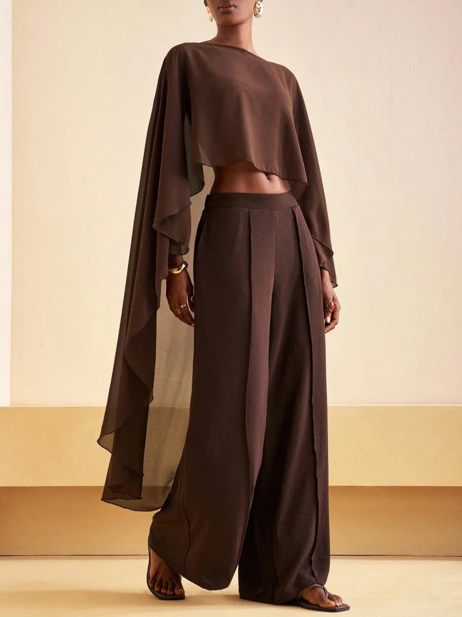 Sheer Poncho Top for Women Asymmetrical Mesh Shawl Wraps See Through Chiffon Capelet Evening Dress Wedding Cover Up - Matrix Studios