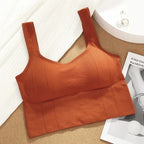 Breathable Sports Bra Anti-Sweat Fitness Top Women Seamless Yoga Bra Shockproof Crop Top Push Up Sport Bra Gym Workout Top - Matrix Studios