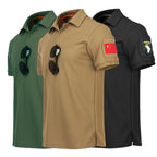 Men's Summer Quick Dry Short Sleeve Tactical T-shirt Sport Short Sleeve Breathable Workwear Running Hiking Casual Short Sleeve - Matrix Studios