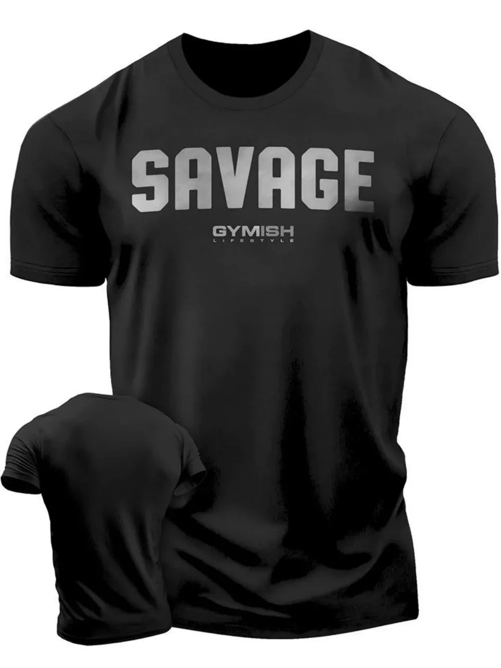 Summer New Adrenaline Power Workout Gym Men's Breathable Round Neck T-Shirt High-Quality Letter Printed Casual Top - Matrix Studios