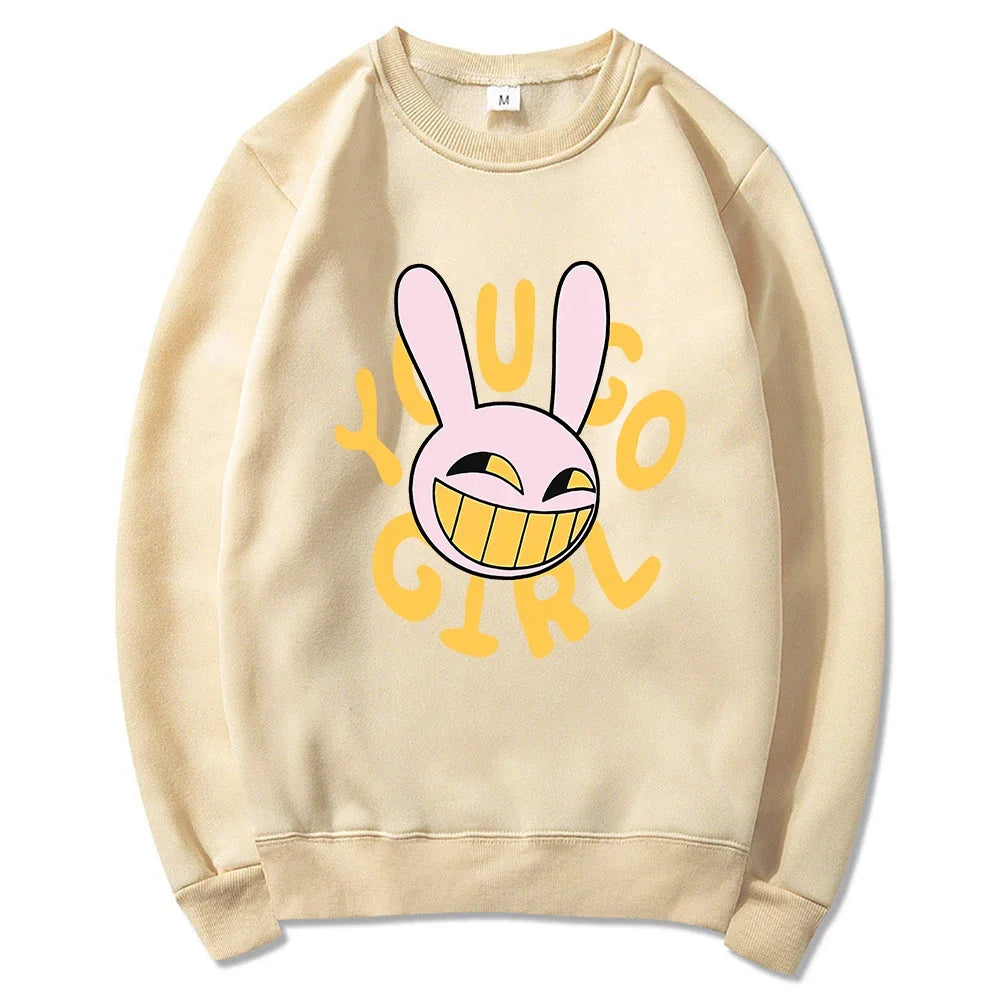YOU GO GIRL Digital Circus Jax Hoodie Fashion Women Harajuku Funny Cute Rabbit Hoodie Unisex Cartoon Vintage Pullover Sweatshirt - Matrix Studios