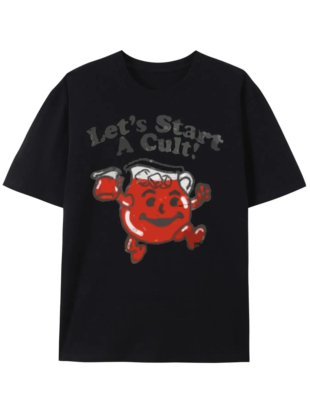 Y2k New American Casual Street Retro High Street Letter Short-sleeved T-shirt Men Summer Pure Cotton Loose Half Sleeve