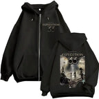 Game Esquie Clair Obscur Expedition 33 Jacket Hoody Unisex Vintage Oversized Zip Up Sweatshirt High Quality Fleece Zipper Hoodie - Matrix Studios