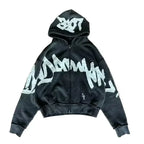 American Y2K New Hip Hop Trend Zipper Hoodie Women Street Casual Loose Joker Vintage Sweatshirt Unisex Fleece Padded Warm Hoodie