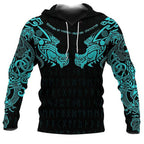 Mens Hoodies Vikings eagle Tattoo Fashion Animal pattern 3D Printed Style Casual Harajuku Hip Hop Pullover Oversized Sudaderas - Matrix Studios