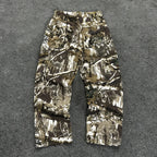 Men's Branch Camouflage Jeans American Style Old Washed Wide Leg Retro Loose Fashion Trend Street Straight Jeans Camo Pants Y2K - Matrix Studios