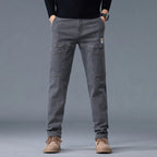 Fashion Print Six-Pocket Jeans Small Straight Cut Style Men's Casual Comfortable Fit Clothing - Matrix Studios