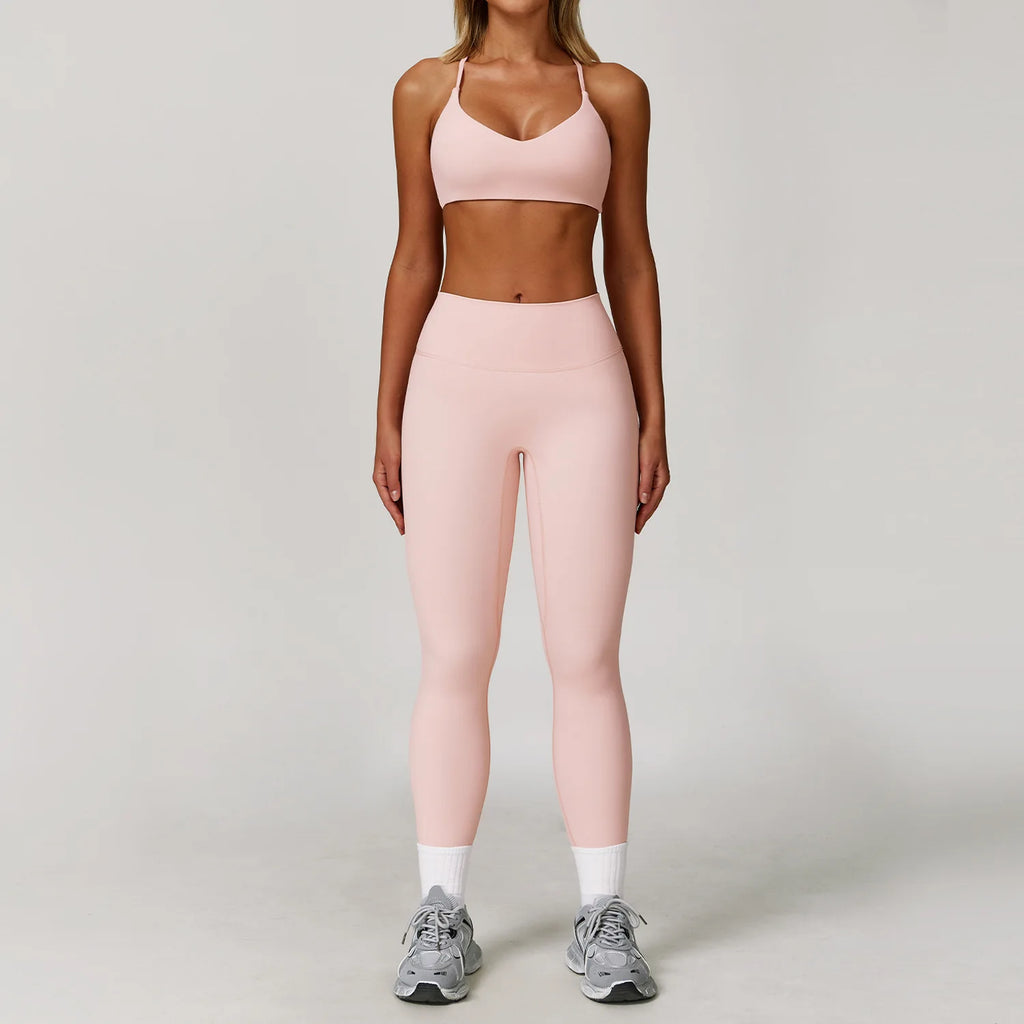 2/3PCS Yoga Suit Sports Set Gym Set Women Tracksuit Running Workout Clothes Long Sleeve Sports Bra Athletic Wear Yoga Clothing - Matrix-studios.com