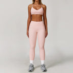 2/3PCS Yoga Suit Sports Set Gym Set Women Tracksuit Running Workout Clothes Long Sleeve Sports Bra Athletic Wear Yoga Clothing - Matrix-studios.com
