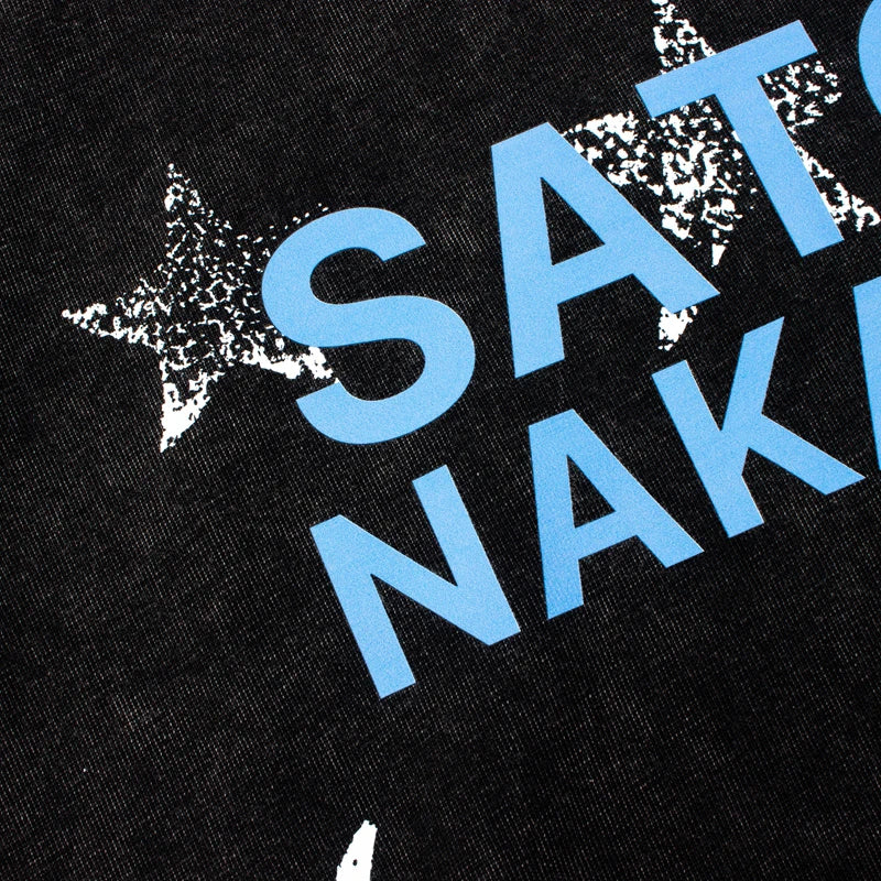 High Street Men's Satoshi Nakamoto T-shirt Rock Hip-hop Style Stars Letter Print Retro Washed Distressed Short-sleeved T Shirt - Matrix-studios.com