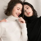 Autumn Winter Sweater Turtleneck Slim Fit Basic Pullovers 2025 Fashion Korean Knit Tops Bottoming Womens Sweater Stretch Jumpers - Matrix Studios