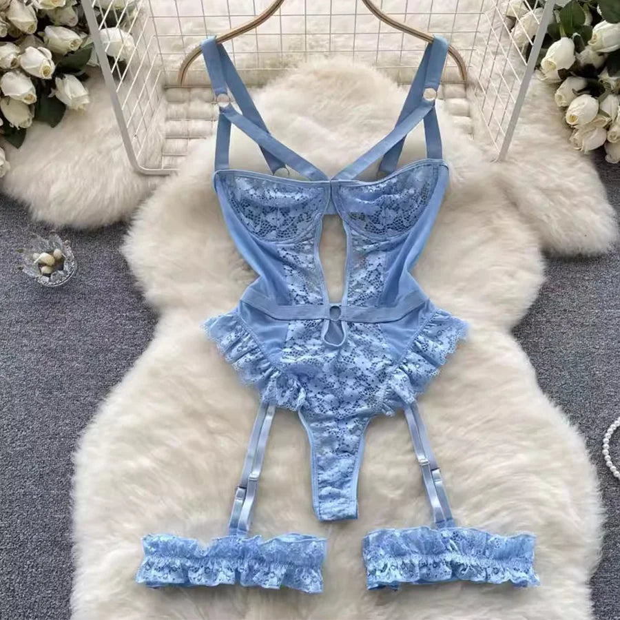 Erotic Underwear Bras Sets For Women Lace Garter Lingerie Intimates 2025 Underwire Bra And Panty Thongs Ladies Underwear Set - Matrix-studios.com