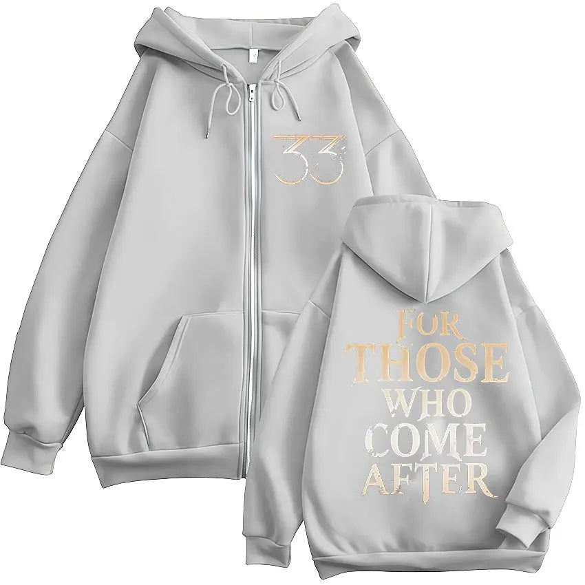 Game Esquie Clair Obscur Expedition 33 Jacket Hoody Unisex Vintage Oversized Zip Up Sweatshirt High Quality Fleece Zipper Hoodie - Matrix Studios