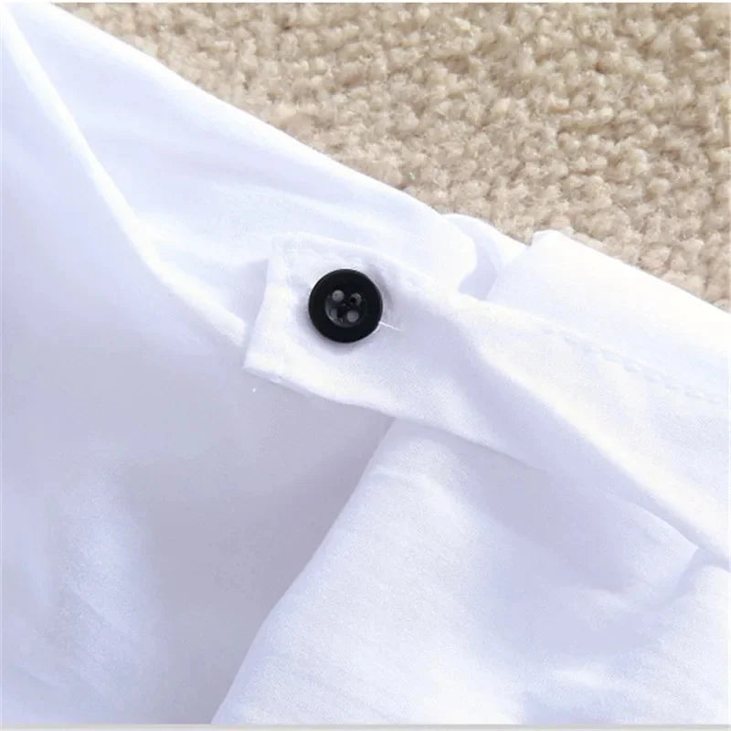 Women Spring Summer Casual Blouses Shirts Lady Long Sleeve Turn-down Collar Bow Tie Decor Loose Basics Shirts Tops - Matrix-studios.com