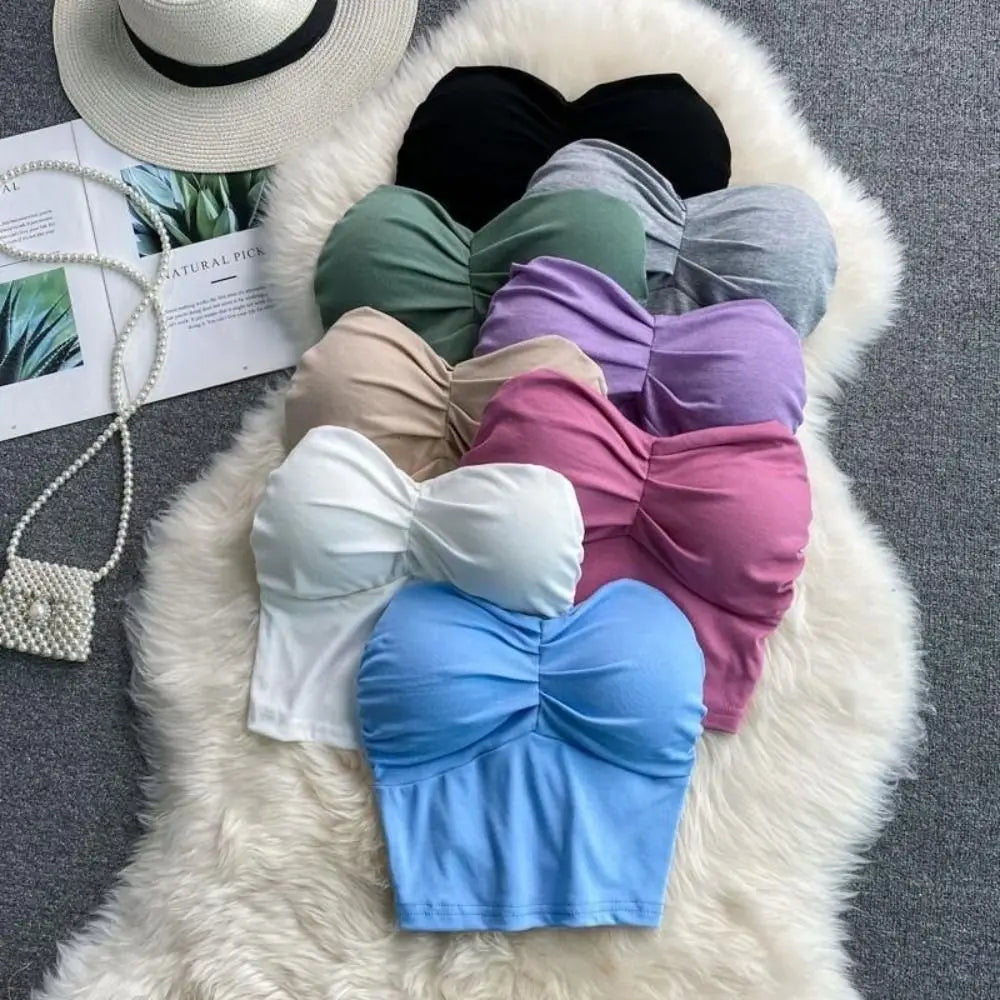 Women's New Summer Fashion Summer Slim Beautiful Back High Quality Soft Sexy Elastic Tank Top Solid Color Tank Top - Matrix-studios.com
