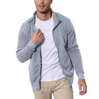 New Men's Sweat Jacket Pullover Hoodie Sweatshirt Man Without Hood with Zip Jacket Outdoor Sport Lightweight Streetwear M-3XL - Matrix Studios