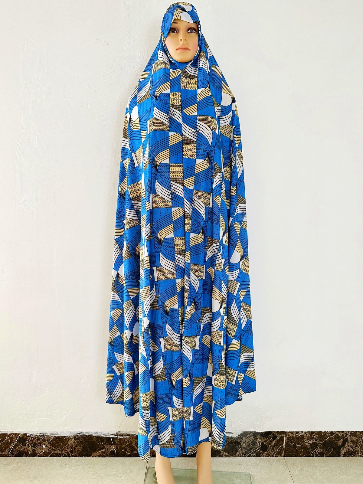 6XL  Muslim Womens Hooded Abaya African Sleeveless Prayer Garment Kaftan Dress With Hijab Floral Dubai Saudi Robe Ramadan - Matrix-studios.com