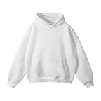 ZODF New Thick 350gsm Fleece Hooded Hoodies For Men Unisex Winter Oversized Loose Basic Solid Sweatshirts Pullovers Coats HY0631 - Matrix Studios