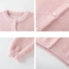 Imitation Mink Sweater Cardigan Women Korean Slim Plush Knit O-neck Short Tops Casual Knitwear Gilet Jackets Soft Malhas Coats - Matrix Studios
